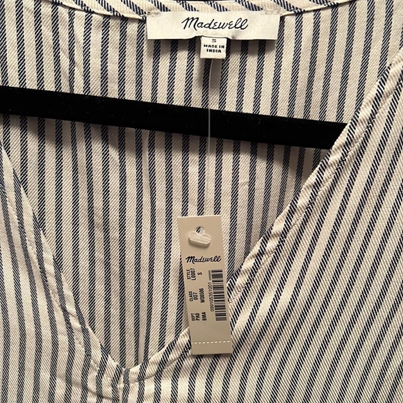 NEW Madewell front tie top - Picture 4 of 4